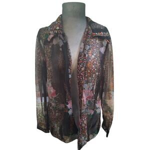 Vintage 1970's sheer blouse